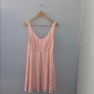 Baby pink dress